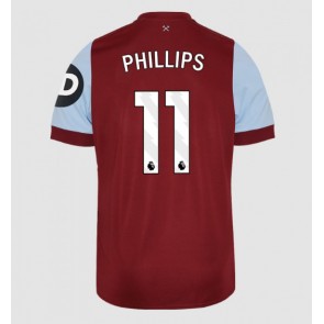 West Ham United Kalvin Phillips #11 Hjemmebanetrøje 2023-24 Kort ærmer